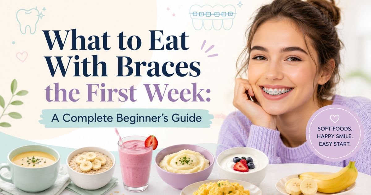 What to Eat With Braces the First Week: A Complete Beginner’s Guide